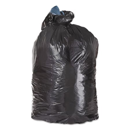 Trn 46 x 23 x 17 in. Low-Density Can Liners, 1.6 Mil, 45 gal - Black ML4046X